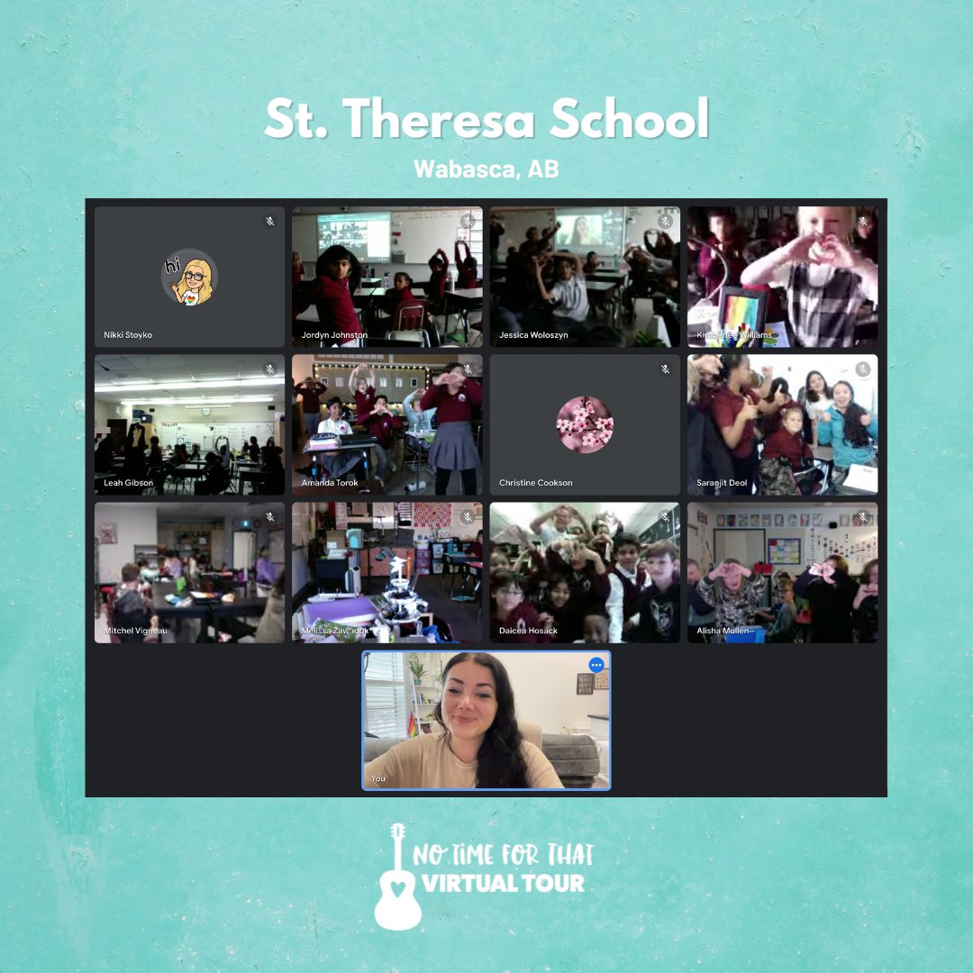 We had the most heartwarming experience at St. Theresa School in Wabasca, Alberta! 🫶 The administration, staff, and students were so engaged. NTFT is glad to have virtual programming that allows us to reach northern and remote schools like this! #notimeforbullying