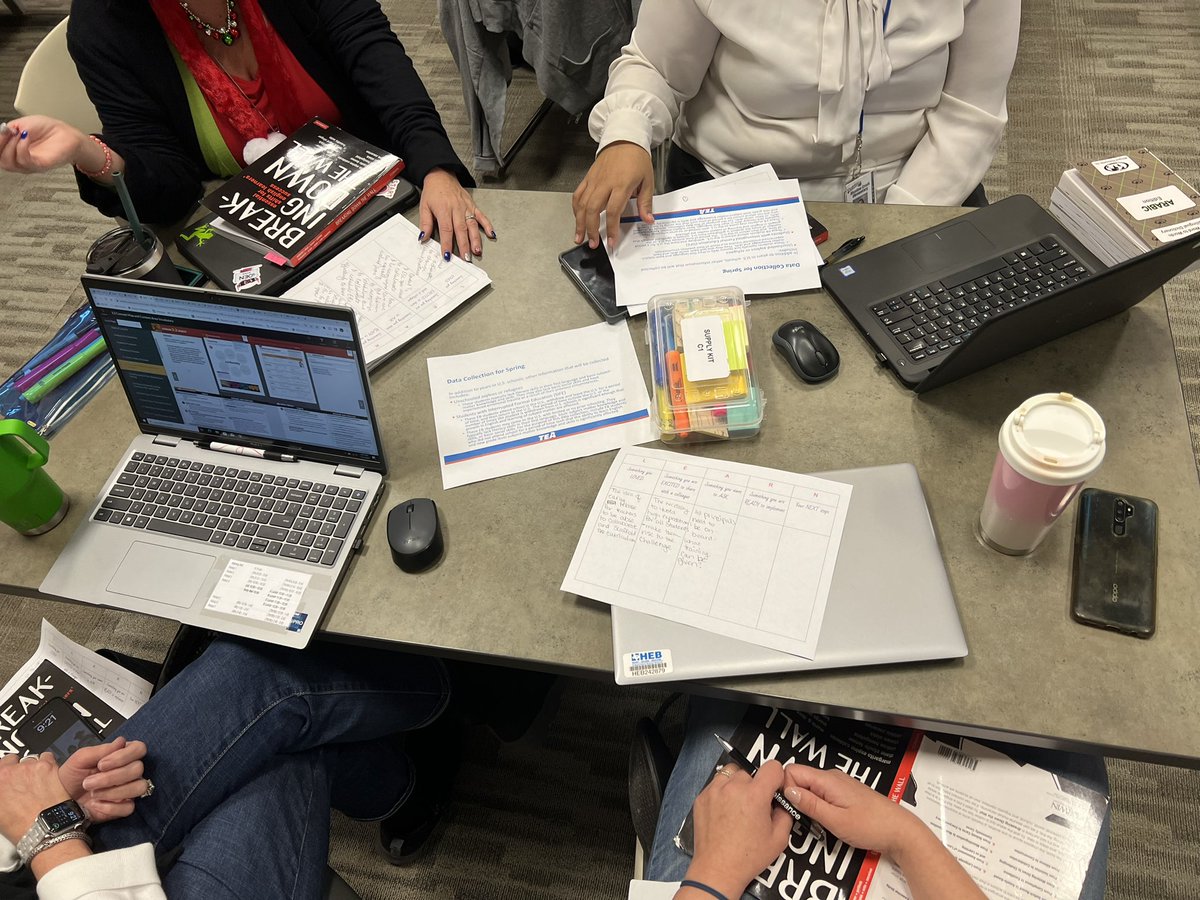 EnriButler's tweet photo. Language Acquisition Coaches and ESL teachers growing in capacity to support our Emergent Bilinguals. These ladies put in the work today. #HEBISDpeople #hebisd https://t.co/zOdTrvUkOP