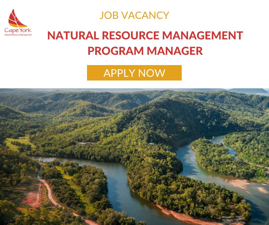 We're hiring! 

Cape York NRM is seeking a dedicated and passionate Program Manager to play a pivotal role in driving the organisation's mission and objectives.

If you want to be part of our awesome team, please apply here: capeyorknrm.com.au/about/vacancie…
