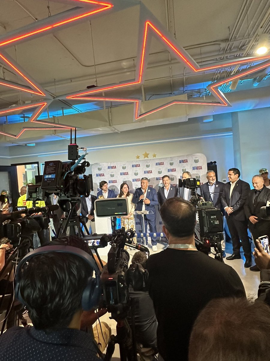 Inauguration of the new #Miami office of the #Argentina Football Association as the country prepares to defend its titles in the Copa America &amp; World Cup. <a href="/AgencyByrnes/">Agency Byrnes Communications</a> led media relations for the event, which attracted dozens of local &amp; international press. #afa #communications
