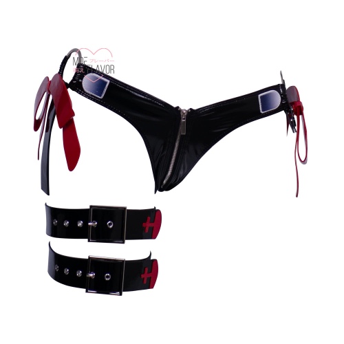 I just received Demon Medic - Black & Red / Bottom / XS/S by MOEFLAVOR from Anonymous via Throne. Thank