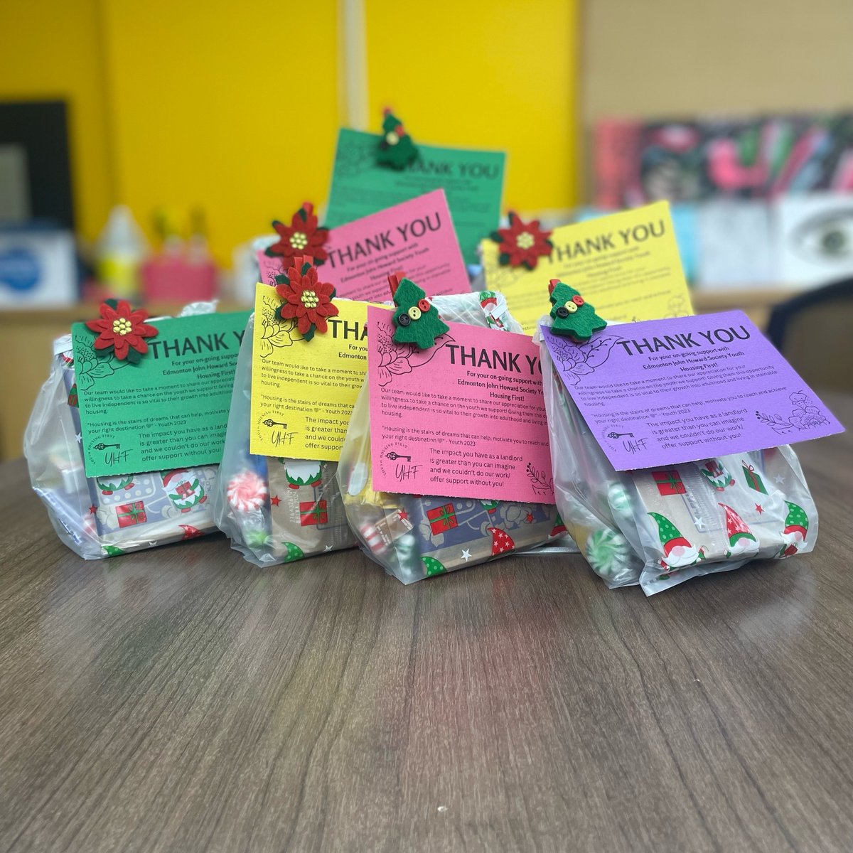 Our Youth Housing First Team created care packages to show their appreciation for Landlords working with the program!  We appreciate all of the wonderful people who make our community a safer place.
 #housingfirst #nationalmonthtoendhomelessness