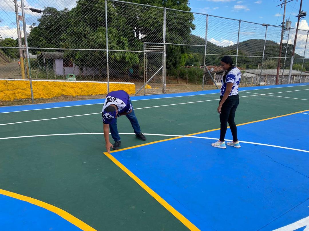 #07Diciembre El plan de Rehabilitación de los espacios deportivos, llegó a la Parroquia Cantagallo, año 2024 #VamosPorMás  #TrabajandoMásQueHablando