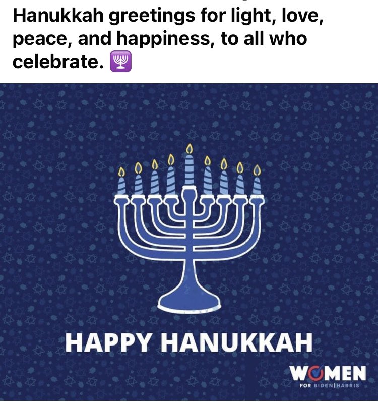Hanukkah greetings for light, love, peace, and happiness, to all who celebrate. 🕎
#BidenHarris 
#MomsDemandAction 
#JimmyCarterLibrary 
#NationalMenora #SecondGentleman #DougEmhoff