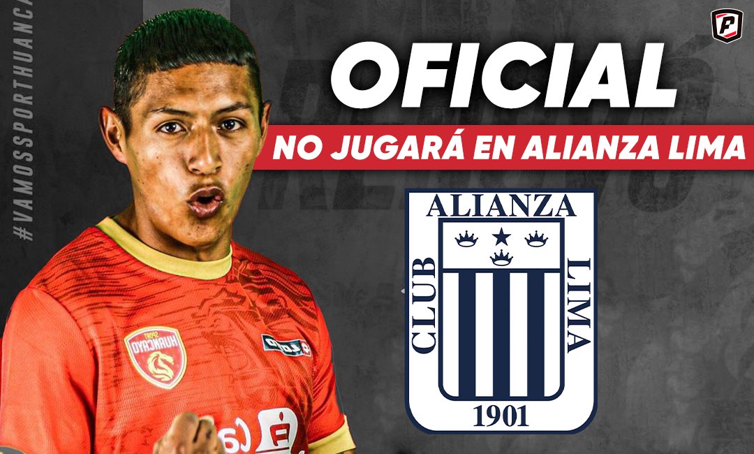PieroPalomino9's tweet photo. 🚨 OFICIAL: MARCOS HUAMÁN NO JUGARÁ EN ALIANZA LIMA

Tiene contrato con Sport Huancayo hasta 2025. Hubo interés de AL porque del entorno del defensa le aseguraron que su contrato finalizaba este año. Alianza no pagará por el pase, quiere jugadores libres.

Fin de la novela. https://t.co/vDXLn19inC