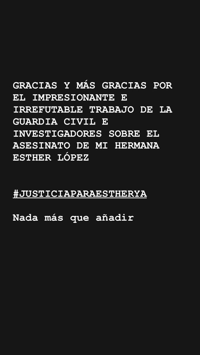 Ineslodelaros's tweet photo. J U S T I C I A.  P A R A. E S T H E R. Y A https://t.co/DFcYZ9GISw