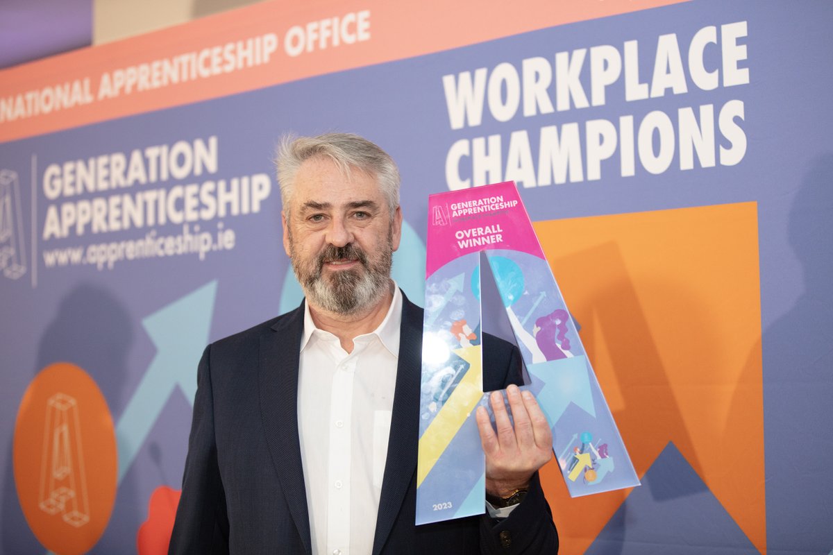 Congratulations to winners:

🏆Enablers &amp; supporters of apprentices
🎖️ Aine Curtin <a href="/HartleyPeople/">Hartley People</a> 
🎖️ William Digan <a href="/Alkermes/">Alkermes</a> Pharma Ltd
🎖️ Willie McMahon, Ellab Ireland Ltd

🏆Team award:
🎖️ Pfizer Newbridge

🏆Overall 2023 Workplace Champion
🏅Brendan Kearns, Designer Electric