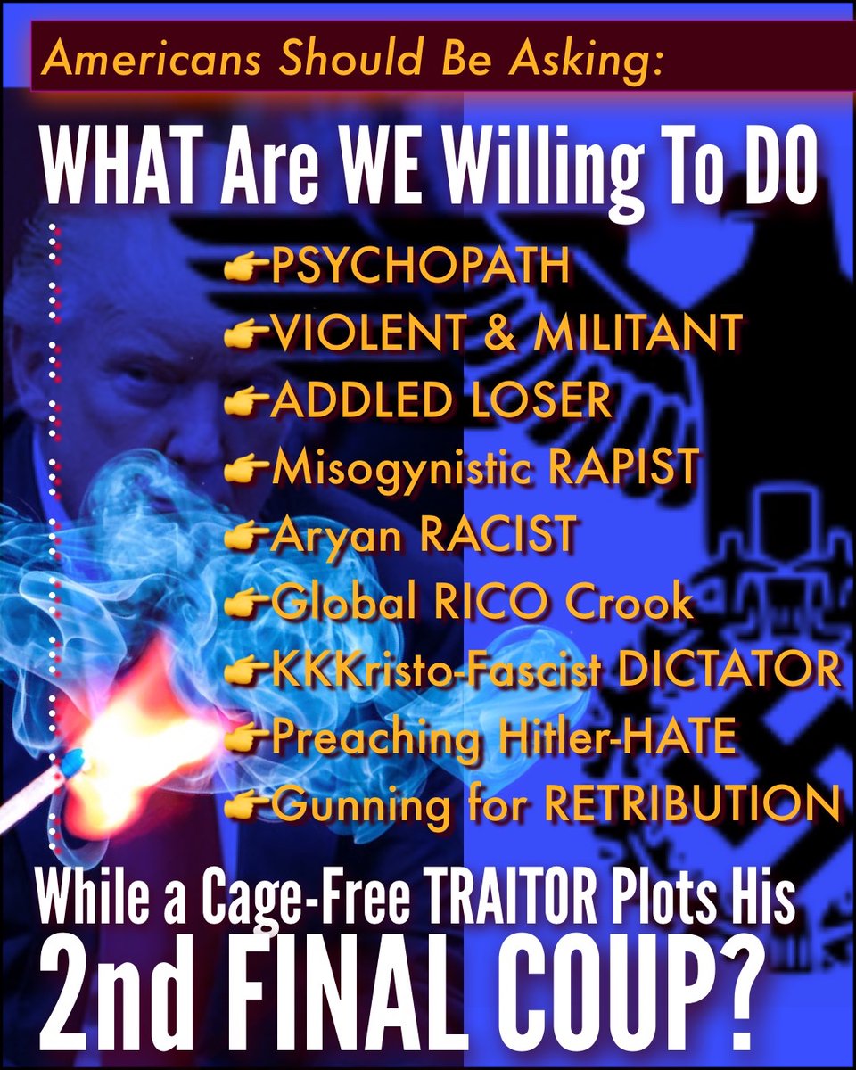 Just want to make sure @DNC @POTUS  @HouseDailyPress  @FBI @DOJCrimDiv @ACLUTx 
HEARS AMERICA.
🇺🇸💙⭐️💙🇺🇸
#DemandDEMOCRACY
#Resistance
#ExpelSCROTUSstench
#ArrestHouseJ6TRAITORS
#14thAmNOWWWW
#WTFDOJ