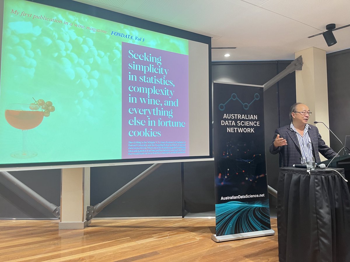 Lewis Mitchell (@lewis_math) on Twitter photo A coup and a real treat to see Xiao-Li Meng present his first talk on wine, and at a National Wine Centre to kick off day 2 of #ADSN2023! ā¦<a href="/AustralianData/">AUS Data Science Network</a>ā© ā¦<a href="/UniofAdelaide/">Uni of Adelaide</a>ā© ā¦<a href="/UofA_SET/">Faculty of Sciences, Engineering and Technology</a>ā© A coup and a real treat to see Xiao-Li Meng present his first talk on wine, and at a National Wine Centre to kick off day 2 of #ADSN2023! ā¦<a href="/AustralianData/">AUS Data Science Network</a>ā© ā¦<a href="/UniofAdelaide/">Uni of Adelaide</a>ā© ā¦<a href="/UofA_SET/">Faculty of Sciences, Engineering and Technology</a>ā©