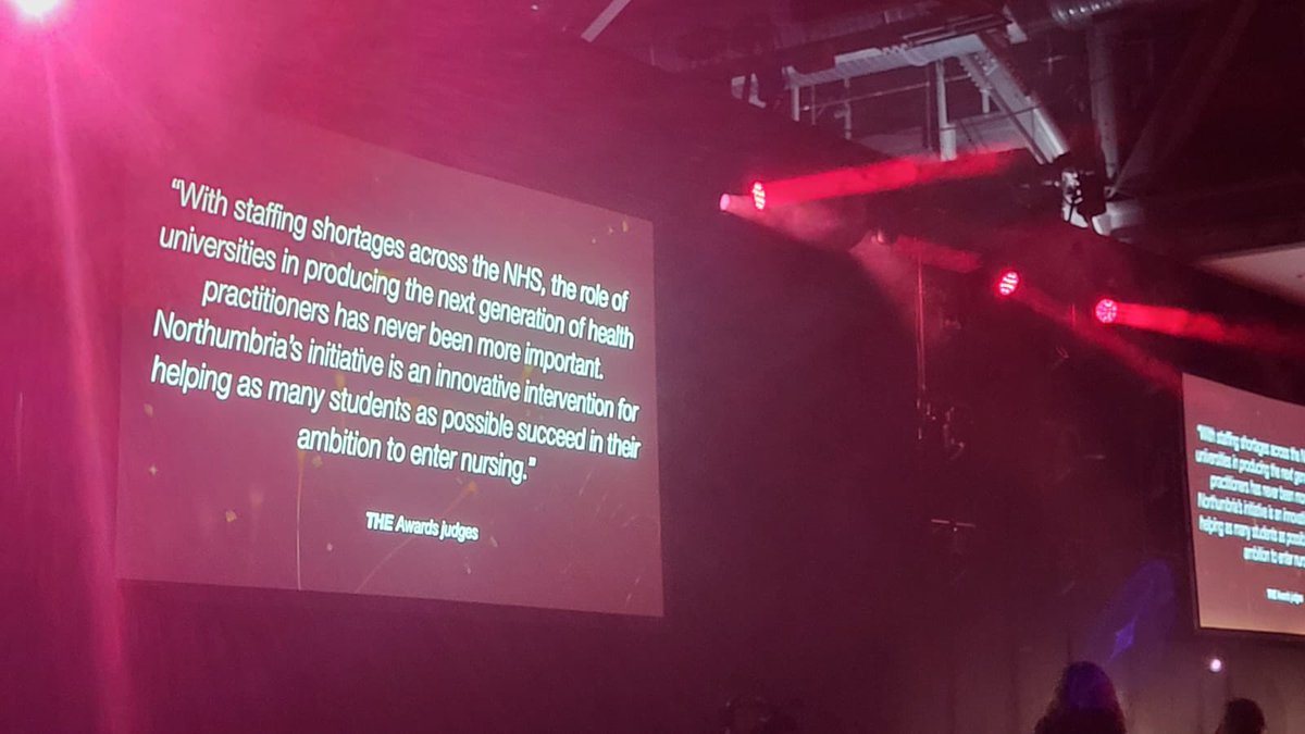 Dr Alex Hope (@drsustainable) on Twitter photo Nice to see <a href="/NorthumbriaUni/">Northumbria Uni</a> win at the #THEAwards in the Student Support category. Great work from #nursing colleagues :) Nice to see <a href="/NorthumbriaUni/">Northumbria Uni</a> win at the #THEAwards in the Student Support category. Great work from #nursing colleagues :)