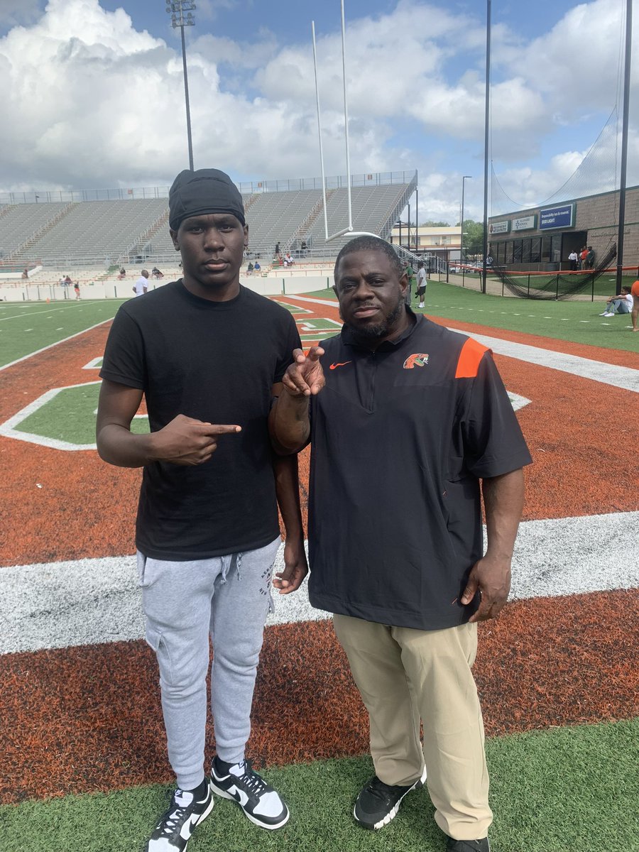 Had great time visiting <a href="/FAMU_FB/">Florida A&M Football 🏈</a> back in March this year.🐍 <a href="/Coach2Bless/">Devin Rispress</a>