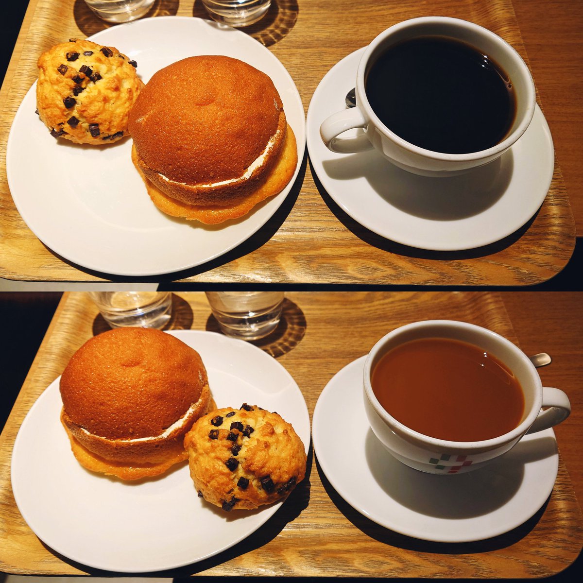 HIRO_JO3WGV's tweet photo. It's coffee time. ☕
 
#cafeciaopresso 
#dripcoffee 
#cookhouse 
#briocheeggbun 
#chocolatechipscone 
 
#カフェチャオプレッソ 
#ドリップコーヒー 
#クックハウス 
#ブリオッシュたまごパン 
#しっとりチョコスコーン 
 
A day that starts with a cup of coffee... https://t.co/GexIWZaxUd