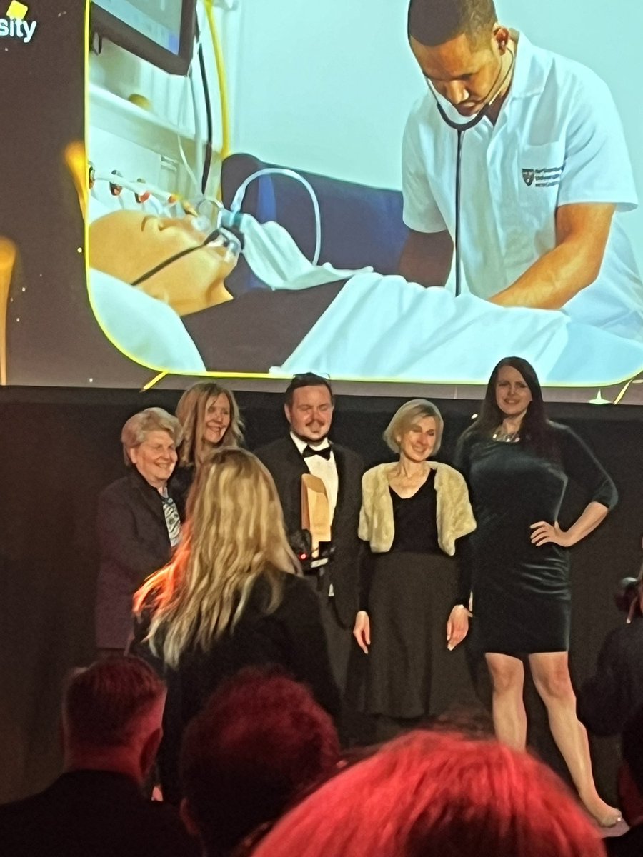 And the winner is… congratulations to @NorthumbriaUni for the Outstanding Support for Students Awards! #theawards #THEliveUKIE
