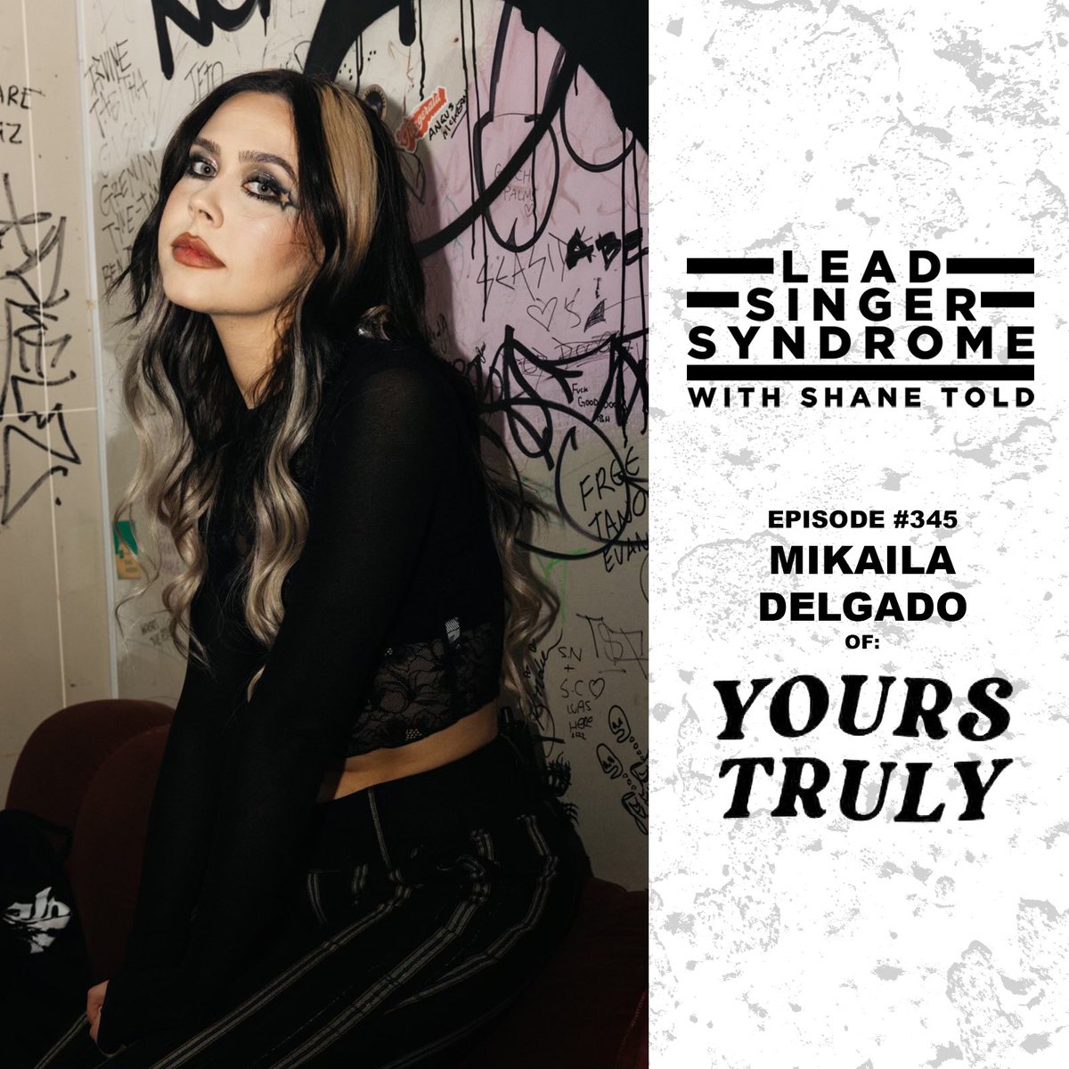 🔥 @mikailadelgado of @YoursTruly_Band joins the show today! From her younger years getting into alternative music, touring in her teens, the sudden success of “High Hopes”, releasing their debut full-length album during lockdown, and everything since - you won’t want to miss it!