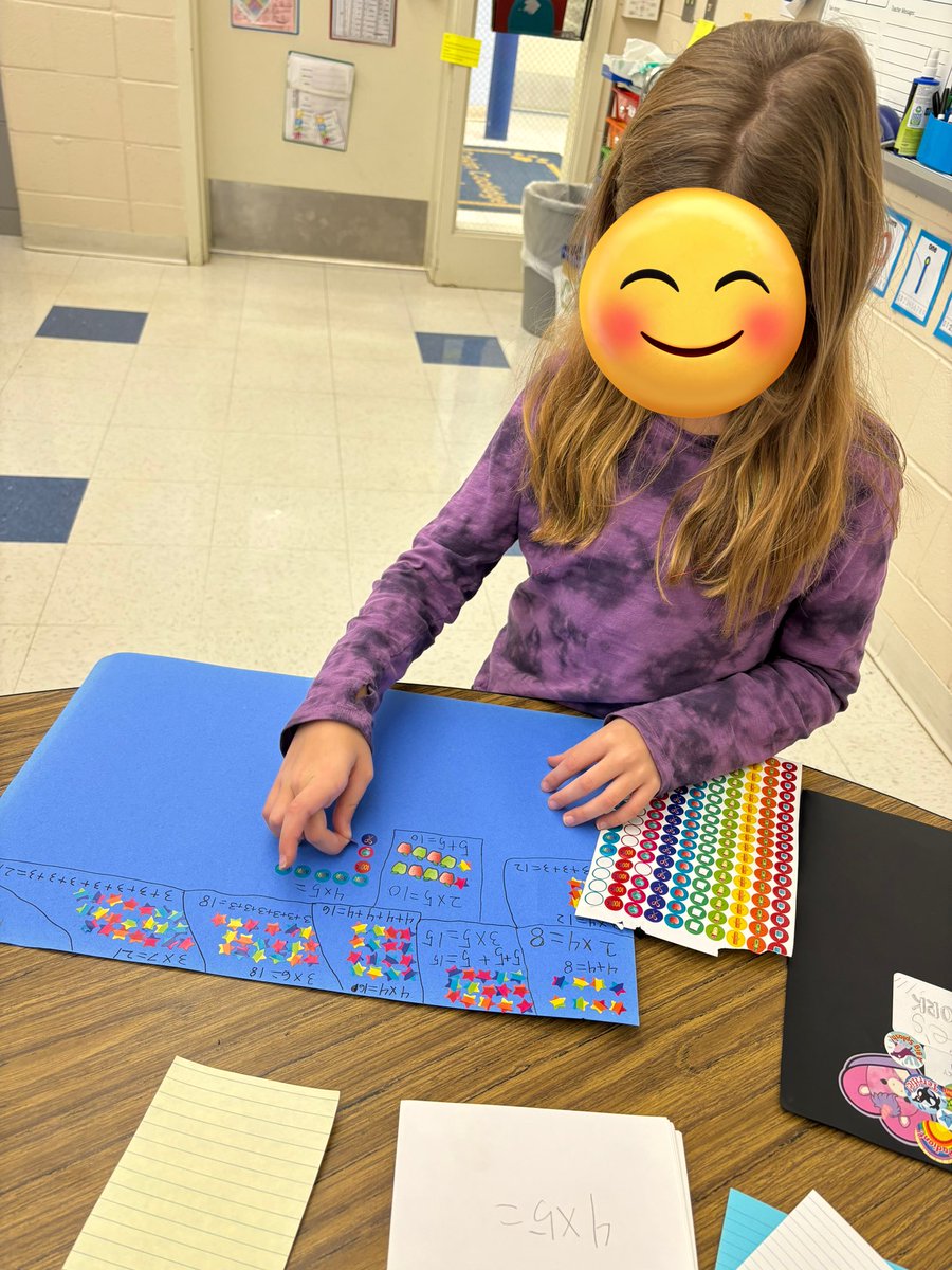 Amanda Pennino (@mrs_pennino) on Twitter photo Using stickers to make arrays to start off our multiplication unit in 3rd grade! <a href="/WPSCoolidge/">Coolidge School</a> Using stickers to make arrays to start off our multiplication unit in 3rd grade! <a href="/WPSCoolidge/">Coolidge School</a>