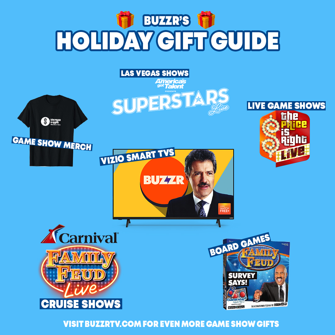 Don’t feud with the family over the holidays, get them gifts instead. 🎁 Check out BUZZR’s Holiday Gift Guide for the perfect pick for the game show fan in your life at buzzrtv.com/gift-guide