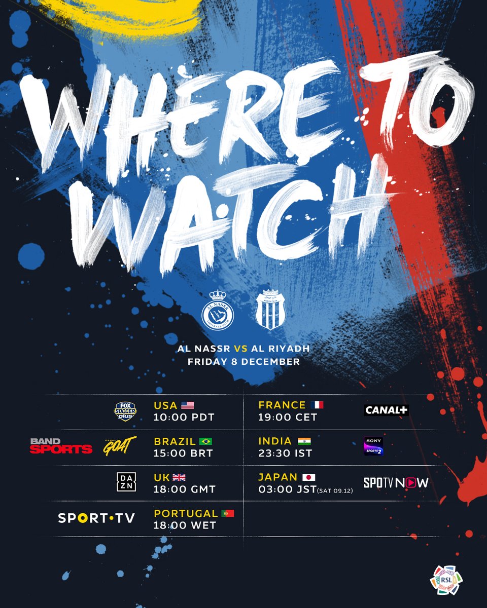 SPL_EN's tweet photo. Drop a flag in the comments of where you'll be watching from! 🌎👇

#yallaRSL https://t.co/92qCrARVvf