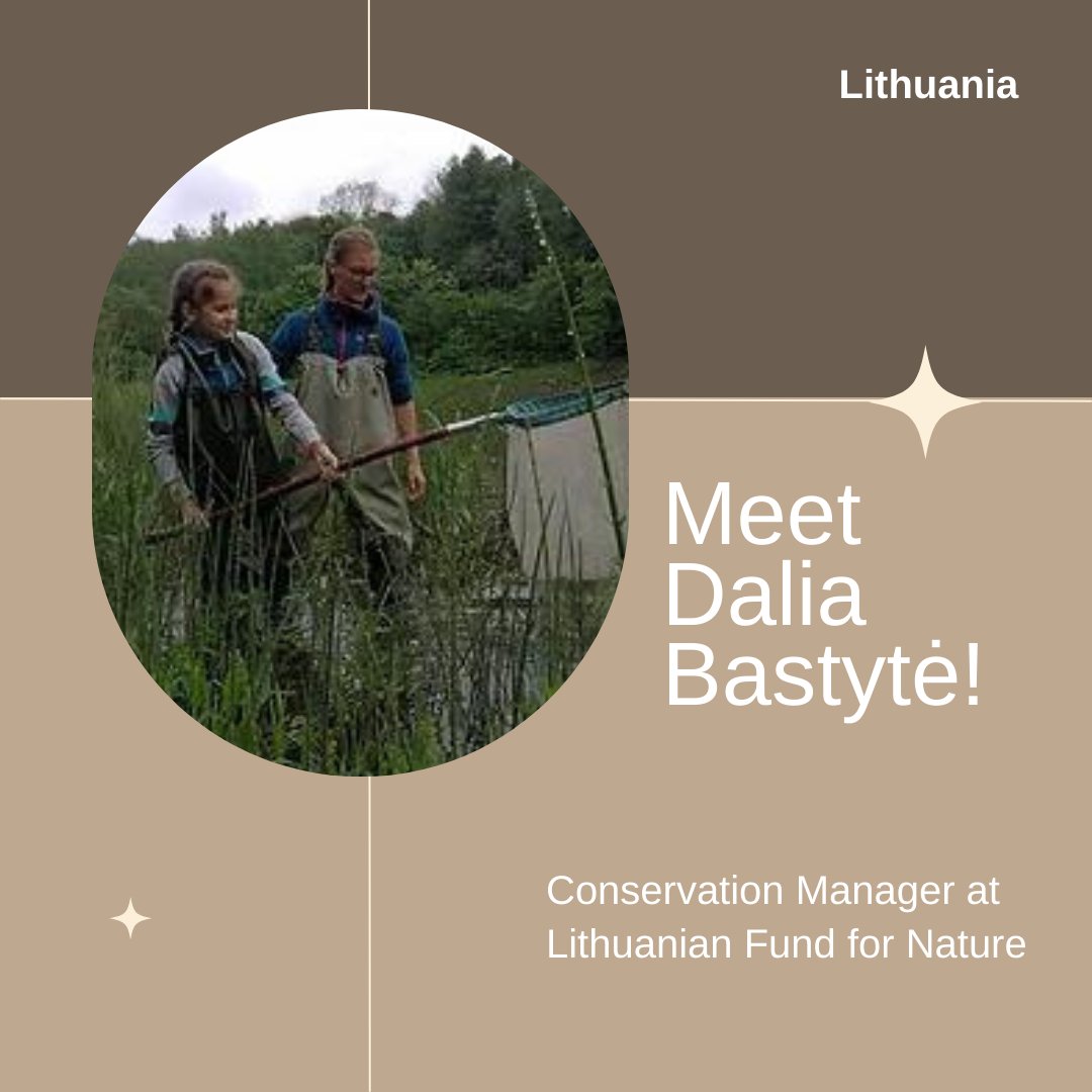 GlobalWomenHerp's tweet photo. Meet Dalia Bastytė, our #GWHauthor of the week! Bastytė developed a pilot ecological network through nature frame areas in South #Lithuania, with the aim of protecting and monitoring native #amphibians and #reptile target species! #womeninherpetology https://t.co/8iZwtzhwbM