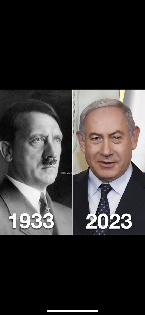 AleksCCTV's tweet photo. Hitler Reborn into Netanyahu 

#freegaza #freepalestine https://t.co/LAW4fhz141
