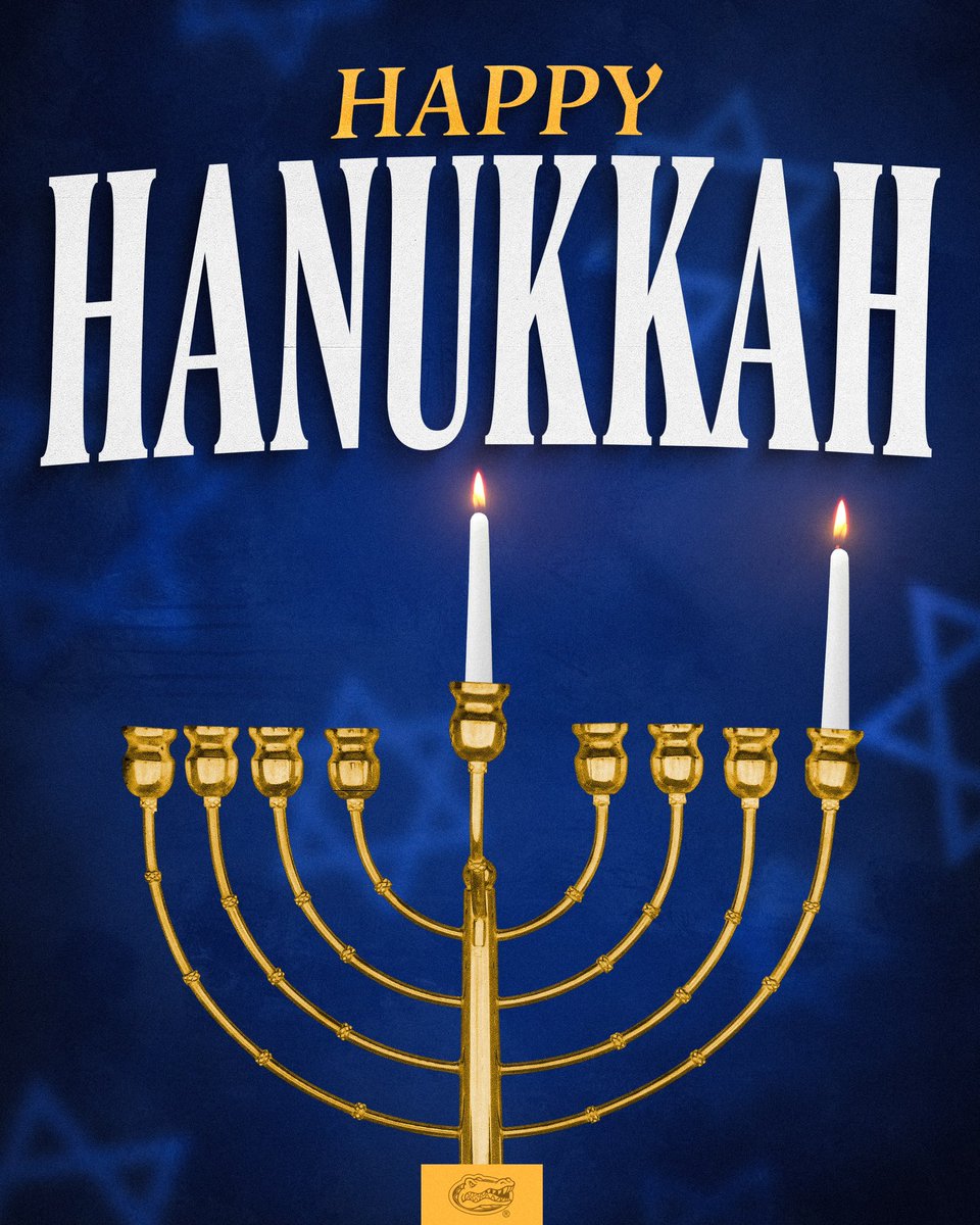 Happy Hanukkah to the Gators that celebrate 🌟

#GoGators
