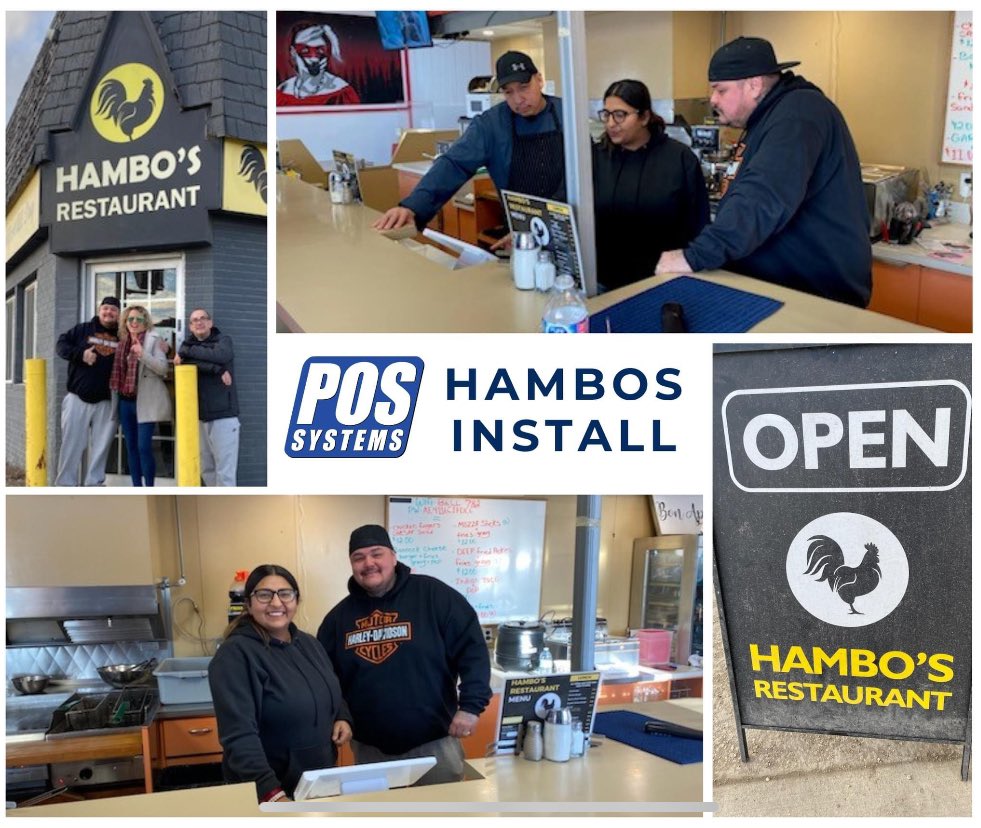 ✨ Another successful point-of-sale installation at Hambo's Restaurant! 🍽️ Our dynamic duo, Manpreet and Aimee, worked their magic to ensure a seamless install for their point-of-sale. Thank you, Hambo's, for choosing us! ✨ #POSSystems #pointofsale #winnipegbusiness