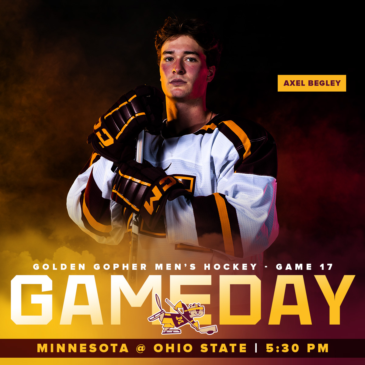 A Friday-night clash in Columbus 🏒

🏟: Value City Arena (Columbus, OH)
⏰: 5:30 pm CT
📺: <a href="/BigTenNetwork/">Big Ten Network</a> 
📻: 103.5 FM/AM-1130 KTLK

#PrideOnIce