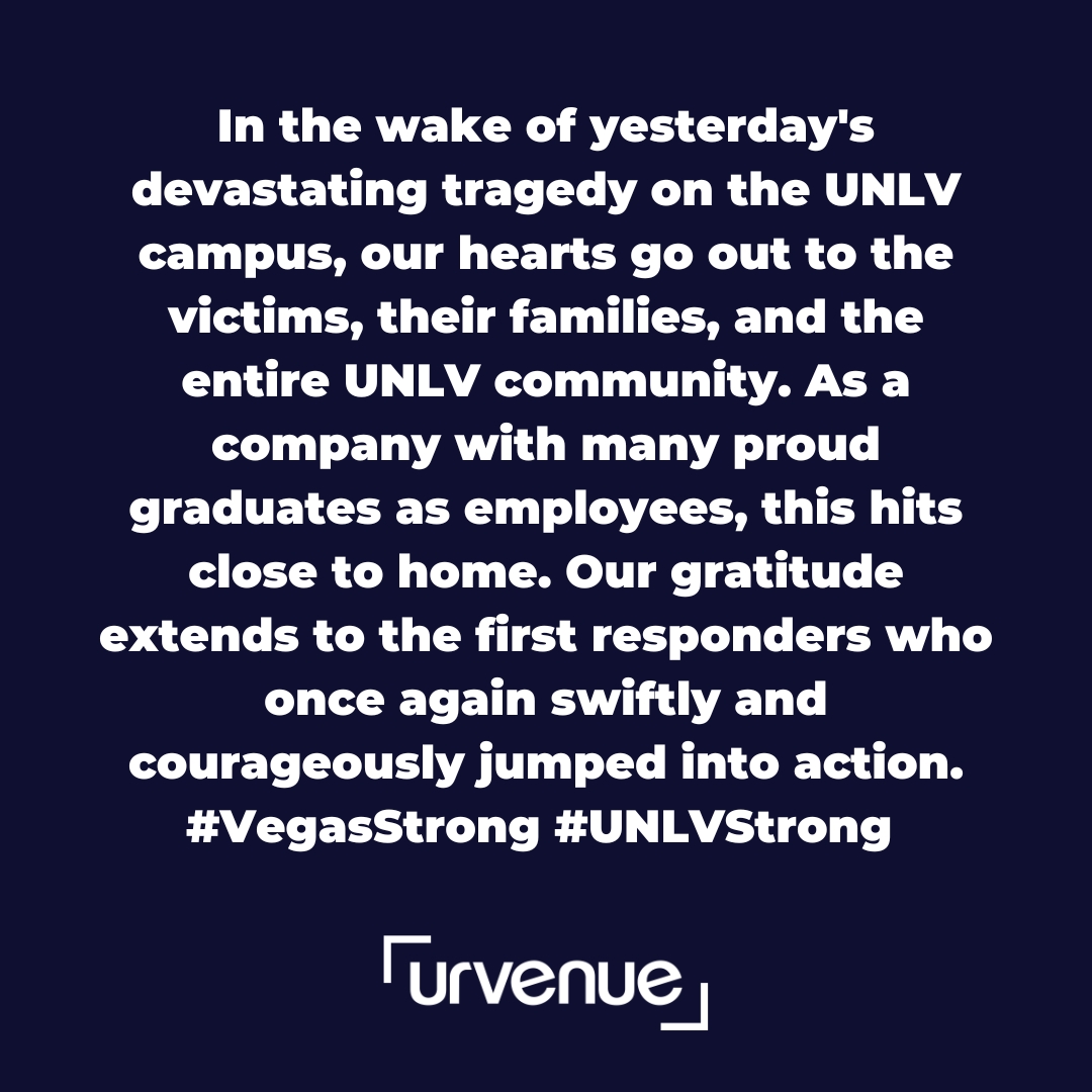 In the wake of yesterday's tragedy on the UNLV campus, our hearts go out to the victims, their families, and the entire UNLV community. Our gratitude extends to the first responders who once again swiftly and courageously jumped into action. 

#VegasStrong #UNLVStrong
