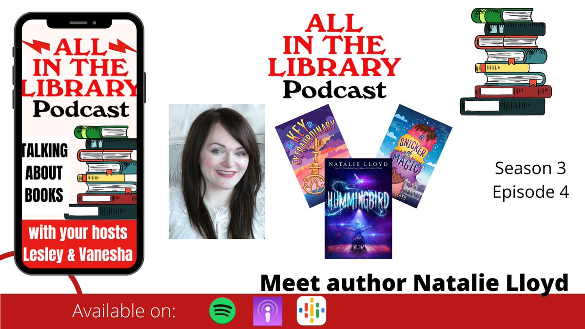 This month we interview the lovely Natalie Lloyd author of Hummingbird -   Love her voice and her story.  It is so inspiring.  Give it a listen! @_natalielloyd @HarperCollins @NewLeafLiterary @HumbleISD_lib @HumbleISD @Scholastic podcasters.spotify.com/pod/show/allin…