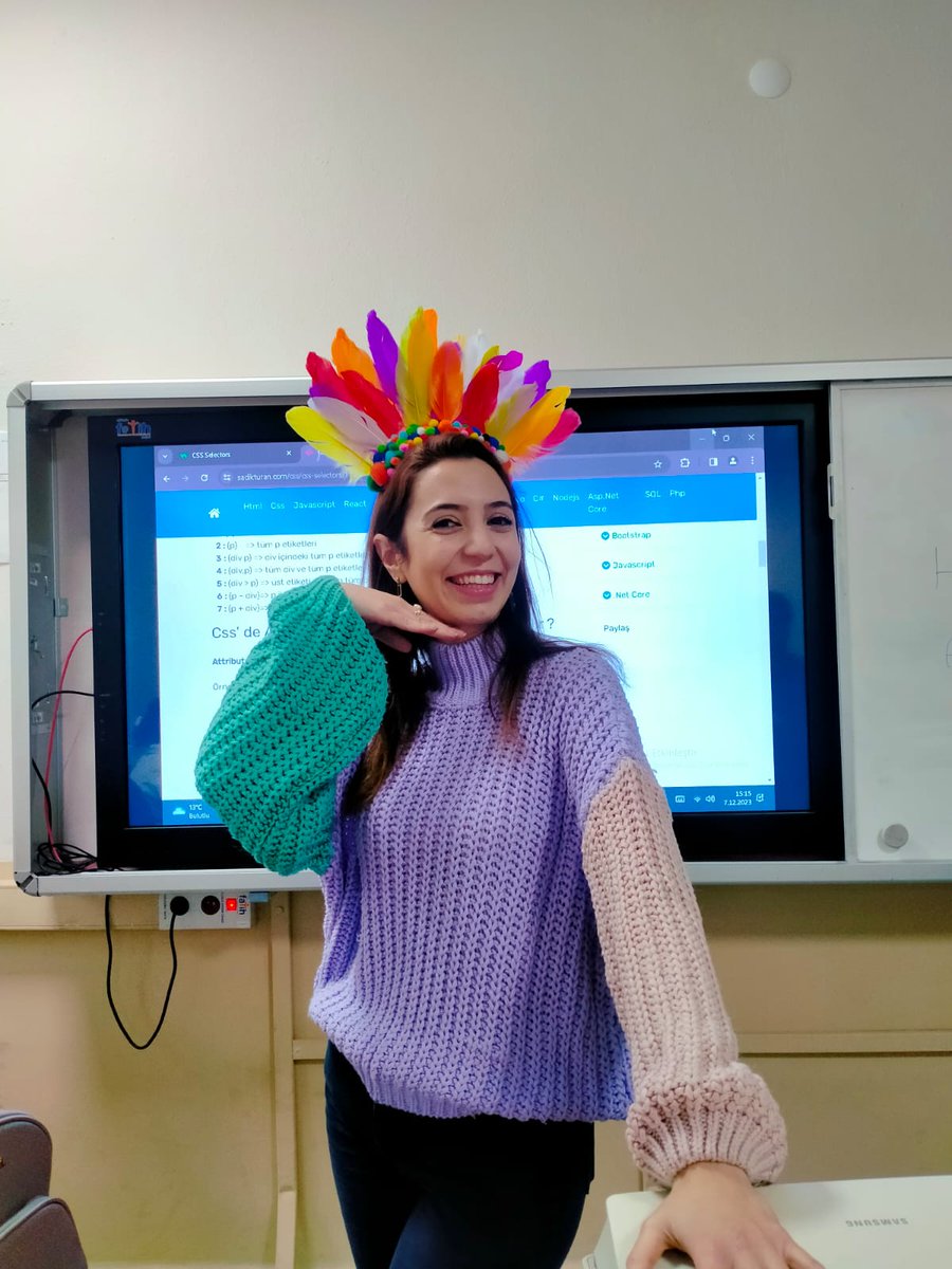 Öğrencilerimin yaptıklarıyla şov yapmayı severim 🥰