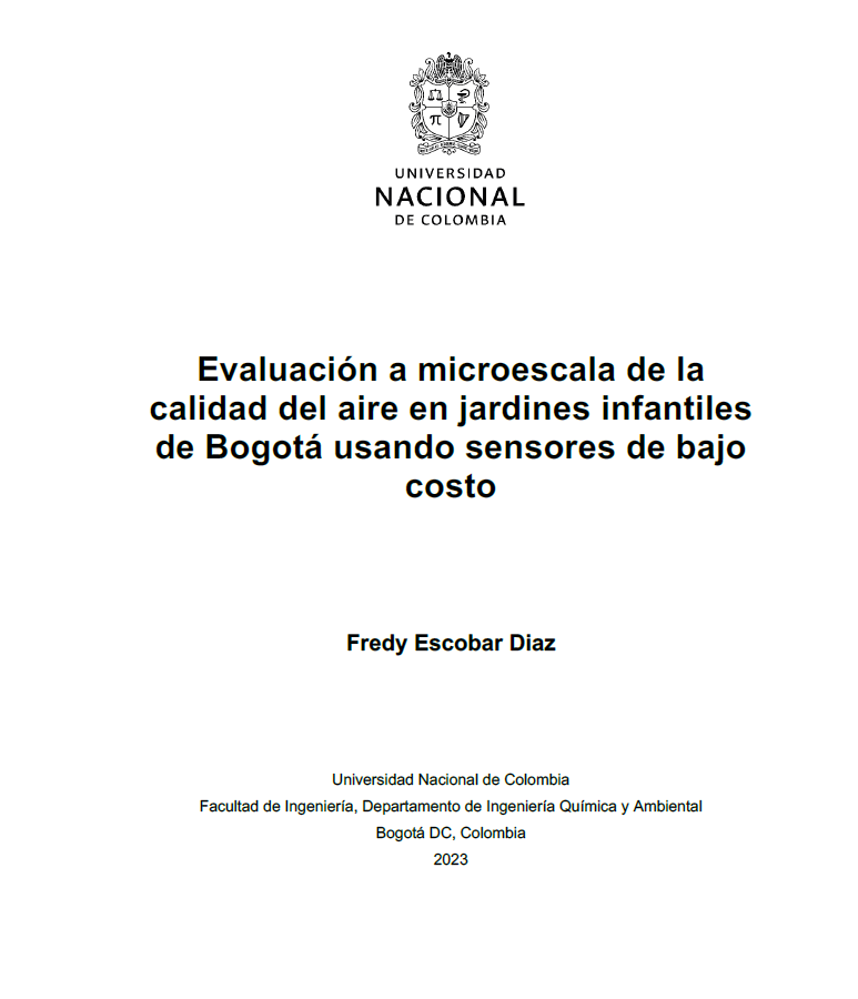 📌 Compartimos la investigación del ing. Fredy Escobar guiado por el prof. Nestor Rojas. Utilizando los sensores de bajo costo de <a href="/pairesnuevos/">Aires Nuevos para la Primera Infancia</a>, se midió la calidad del aire en 6 jardines públicos de Bogotá, revelando las fuentes de contaminación. (1/2)
📑 bit.ly/3Gxhbnf