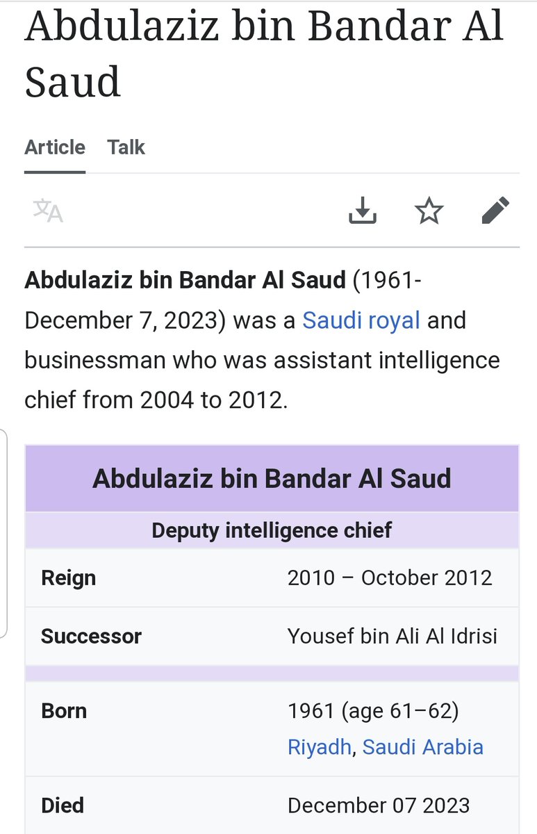 WeKnow_1234's tweet image. How they get that shit on his Wiki so fast?
One of these days I'll catch one before the event occurs...
#ScriptedReality #SaudiArabia