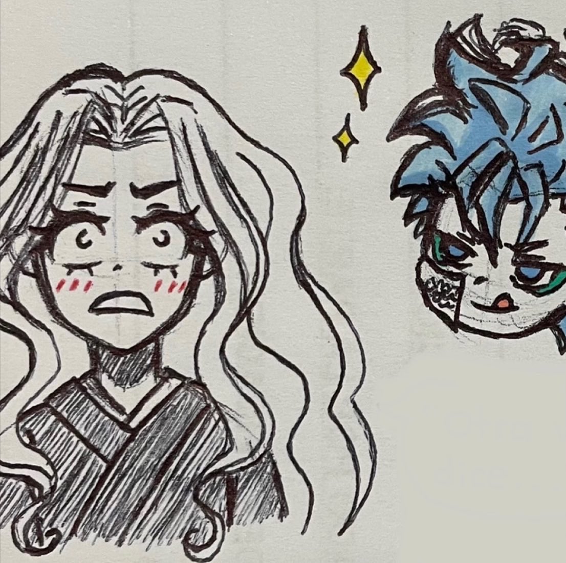 grimms_girl's tweet photo. I really love doodling us so much 🩵
#grimmjowjaegerjaquez #grimmjowjeagerjaques #grimmjowfanart #grimmjow6 #arrancarbleach #espadableach #bleach #bleachanime #bleachmanga #fanart #selfship #selfshipping #selfshippingcommunity #animefanart https://t.co/gpGlhVvRqV