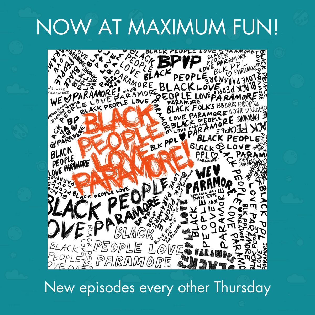 Big news: Black People Love Paramore (@bplppod) is now on MaxFun! It's a smart, funny, engaging show where @sequoiabholmes and a guest talk about underrepresented interests of Black people: like anime, astrology, and—of course—Paramore. Subscribe now: maximumfun.org/podcasts/black…