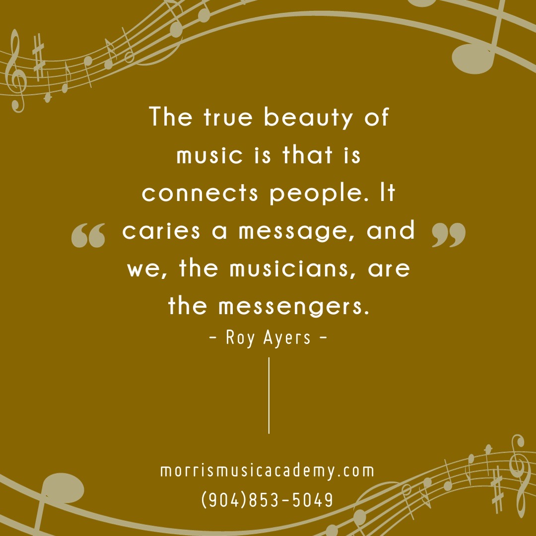 morrisacademy's tweet photo. Music brings people together. 

#jacksonville #jacksonvillemusic #musiclessons #musiclessonsforkids #musiclessonsforadults #musiclessonsonline #dailyquotes #musicquotes https://t.co/coqv7t5aHl
