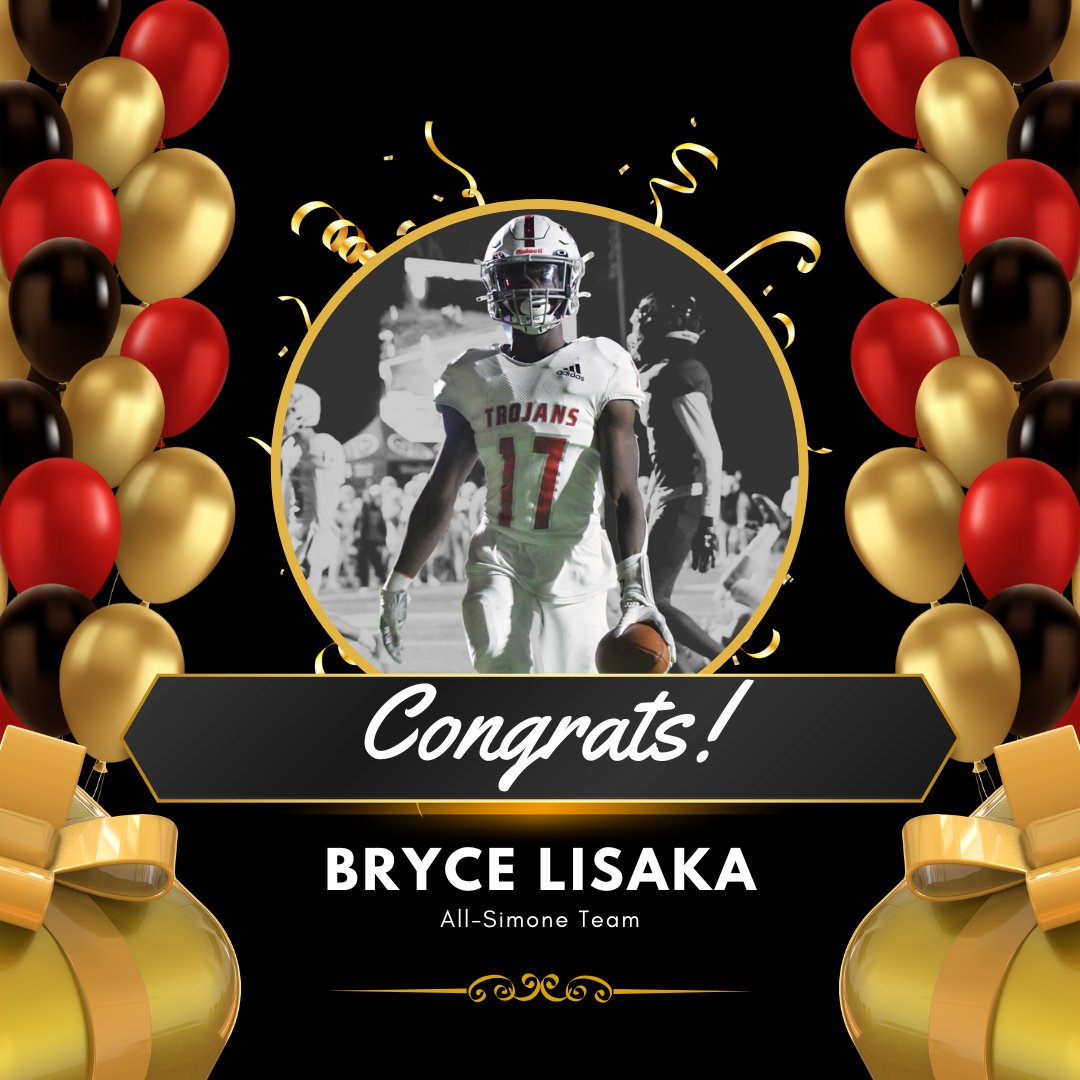 Park Hill Trojans Football (@phtrojansfb) on Twitter photo Congratulations <a href="/BryceLisaka/">Bryce Lisaka</a> On being selected to the All-Simone Team!
<a href="/CoachAndySims/">Coach Sims</a>
#Trojanmade⚔️ Congratulations <a href="/BryceLisaka/">Bryce Lisaka</a> On being selected to the All-Simone Team!
<a href="/CoachAndySims/">Coach Sims</a>
#Trojanmade⚔️
