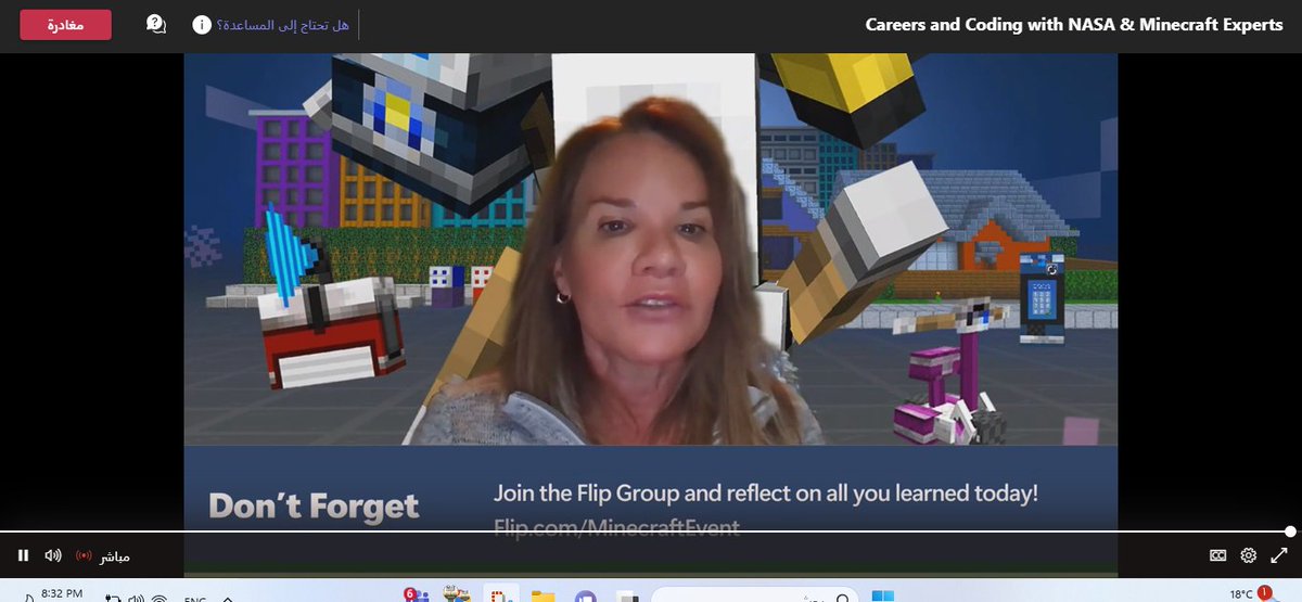 Najat Abuserwal (@abuserwalnajat) on Twitter photo Flip Event, Careers in Coding with NASA & Minecraft Experts. We couldn't wait for you and your learners to join you for this virtual event.
<a href="/MicrosoftFlip/">Flip</a> <a href="/MrCoachK15/">Andy Knueven #YouKnuevenLearn #MinecraftEdu ๐</a> <a href="/lisaflip/">Lisa Flip</a>
<a href="/Microsoft/">Microsoft</a> <a href="/MicrosoftEDU/">Microsoft Education</a> Flip Event, Careers in Coding with NASA & Minecraft Experts. We couldn't wait for you and your learners to join you for this virtual event.
<a href="/MicrosoftFlip/">Flip</a> <a href="/MrCoachK15/">Andy Knueven #YouKnuevenLearn #MinecraftEdu ๐</a> <a href="/lisaflip/">Lisa Flip</a>
<a href="/Microsoft/">Microsoft</a> <a href="/MicrosoftEDU/">Microsoft Education</a>