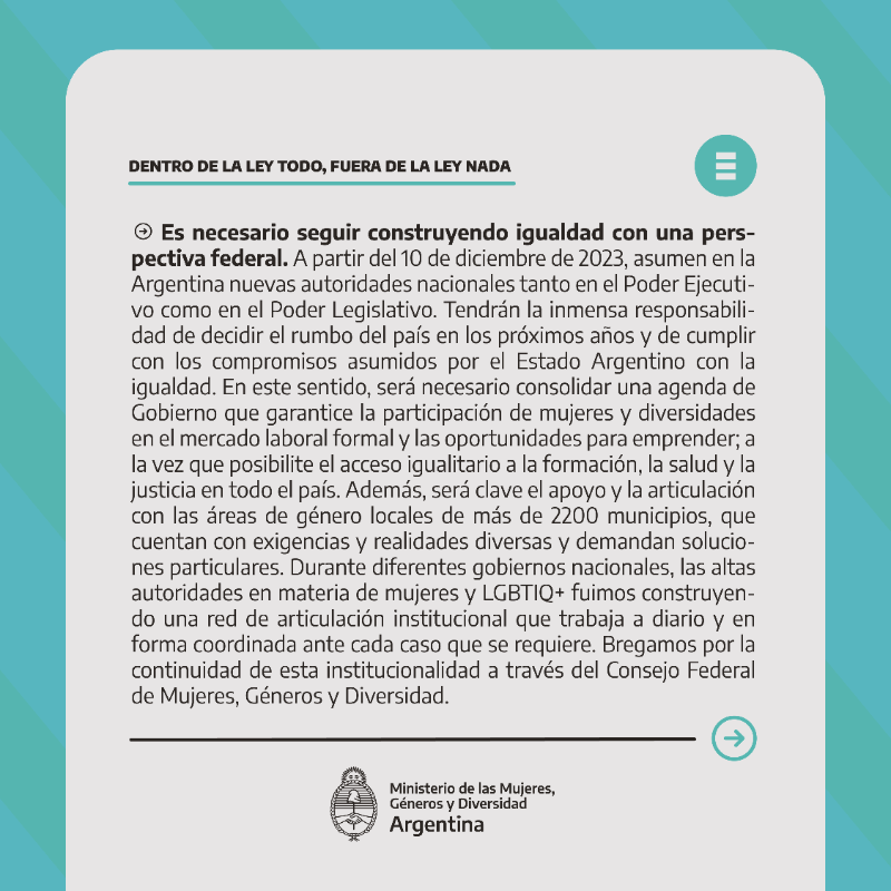 MinGenerosAR's tweet photo. ✍️ Integrantes del Consejo Federal y de nuestro Consejo Asesor firmaron un documento sobre la importancia de continuar las políticas federales de género y diversidad. Adhirieron representantes de gobiernos locales, universidades, organizaciones sociales, gremiales y políticas.