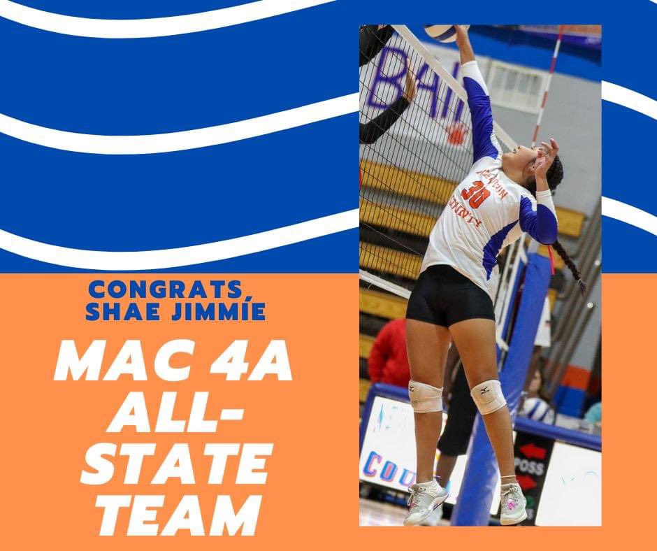 Congratulations to our # 30 Shae Jimmie! MAC 4A All-State Team! We are so proud of you! 
#AllGasNoBrakes