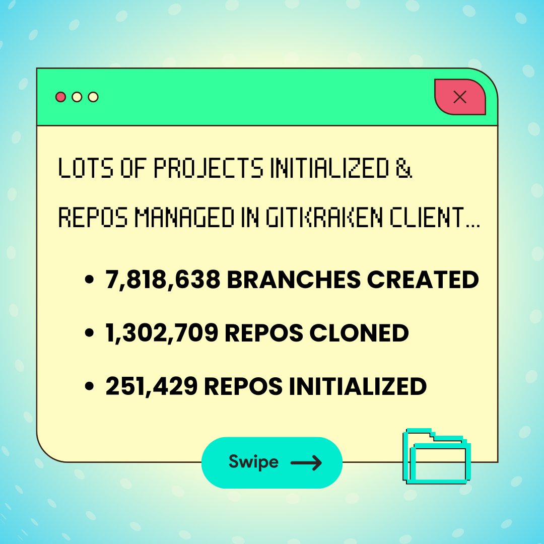 GitKraken's tweet image. 🎧 Move over Spotify Wrapped, it&apos;s time for #GitKraken Wrapped! 🐙  

What a year it&apos;s been! We&apos;ve rolled out several updates for GitKraken Client and #GitLens, enhancing coding workflows and developer collaboration like never before. 

And you’ve been incredible – the volume of…
