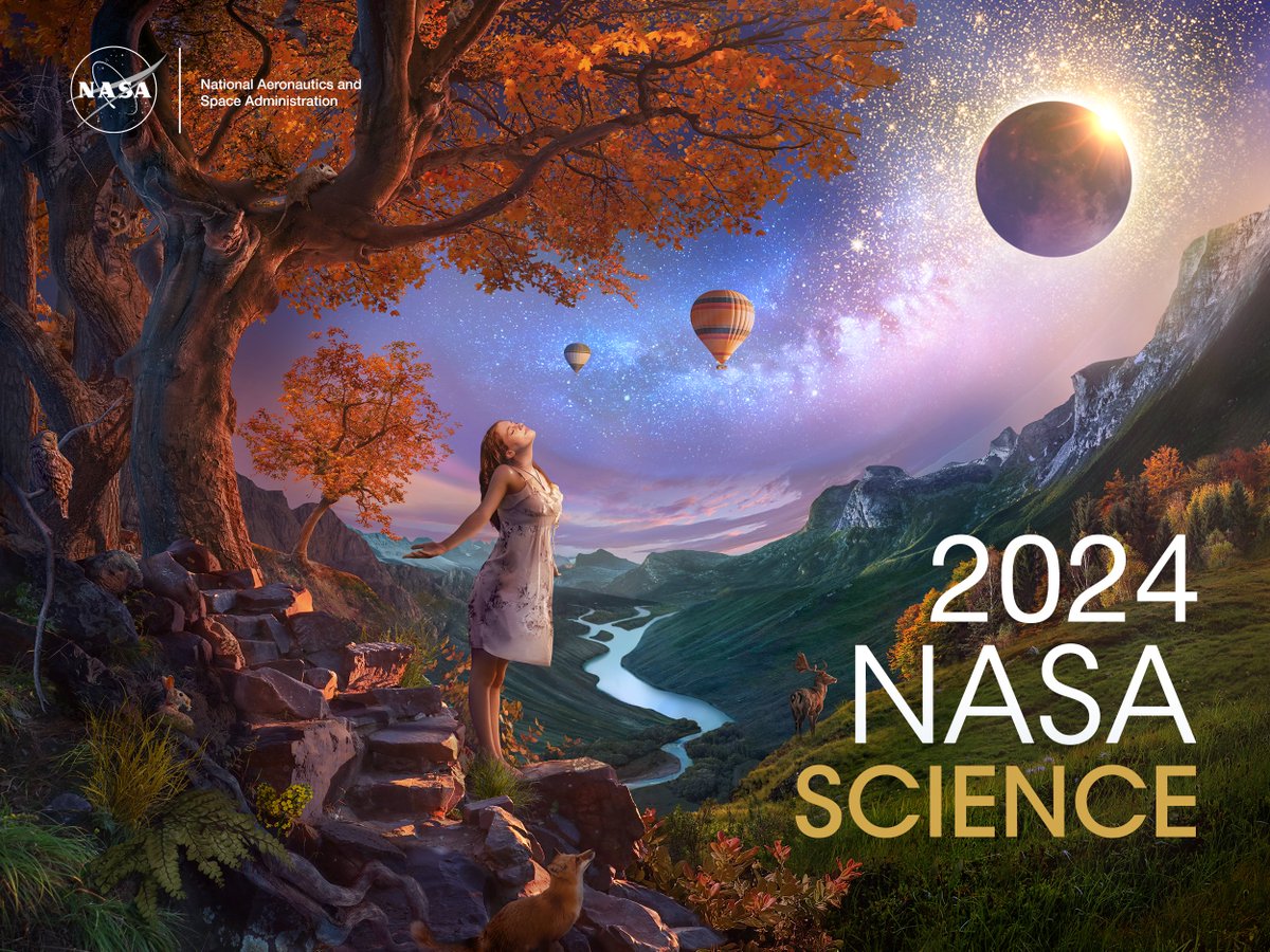 NASAScienceAA's tweet photo. NOW UNVEILED: The 2024 #NASAScience Planning Guide! ✨

Experience the wonders of NASA Science with our new planning guide for 2024, inspired by all of our incredible science and in celebration of the Heliophysics Big Year! English and Spanish digital versions can be found online.

Download a free copy: https://t.co/WDQ8WJguWY