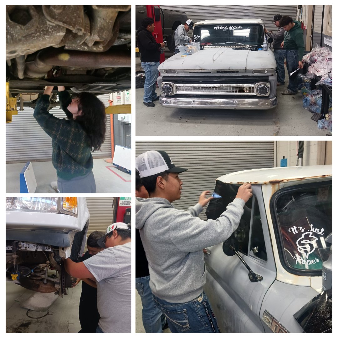 The Engine Maintenance and Repair and Auto Service Pathways are designed to prepare students for entry level positions as a mechanic’s assistant or related fields. Students study shop safety, the use of basic hand tools, engine and automotive maintenance, service and repair.