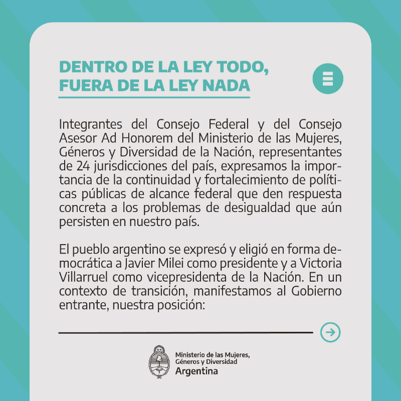 MinGenerosAR's tweet photo. ✍️ Integrantes del Consejo Federal y de nuestro Consejo Asesor firmaron un documento sobre la importancia de continuar las políticas federales de género y diversidad. Adhirieron representantes de gobiernos locales, universidades, organizaciones sociales, gremiales y políticas.