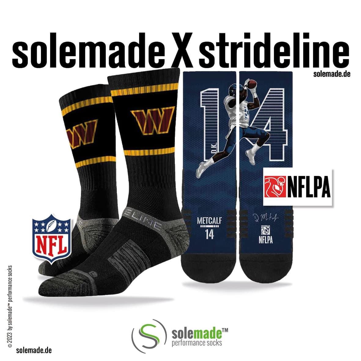 StridelineGer's tweet photo. #solemadeXstrideline 
Wir - @sole_made  - sind der exclusive Distributor für Strideline Socks.
Alle NFL und NFLPA Styles gibt es bei uns im Webshop. Reseller bitte die Kontaktseite nutzen:

https://t.co/zB9kcPAxOX

-
#solemade #nfl #nflpa #strideline #stridelinegermany #gotsocks? https://t.co/yeHuL1PhYC