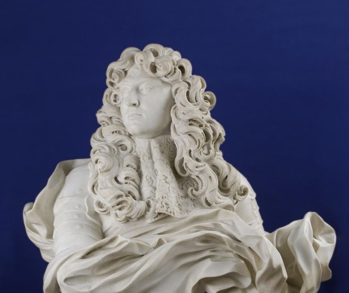 Happy birthday to Gian Lorenzo Bernini 🎈

The Italian sculptor and architect, credited with creating the Baroque style of sculpture, was born on this day in 1598.

Bust of Louis XIV, king of France and Navarre
🎨 Gian Lorenzo Bernini
📅 1665
🏛️ <a href="/CVersailles/">Château de Versailles</a>