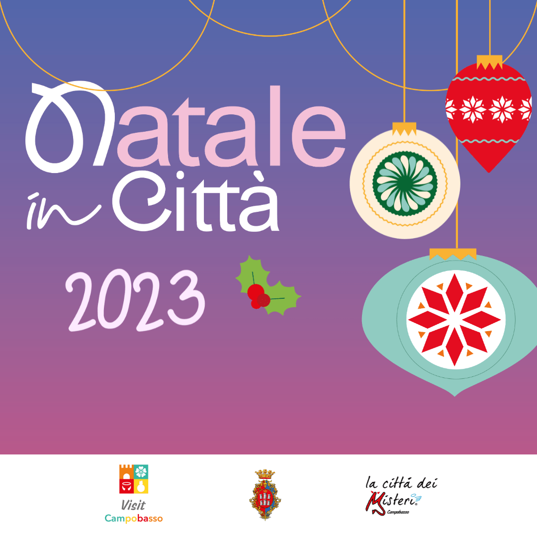 #NataleinCittà 

Prende il via il cartellone degli eventi natalizi a #Campobasso. 

Tutti gli eventi e gli aggiornamenti del cartellone natalizio su visitcampobasso.it/events/natale-…

#Molise #Natale #Natale2023 #eventi #visitcampobasso #LaCittàdeiMisteri #cultura