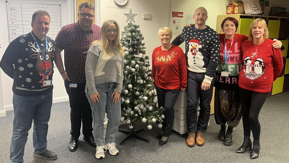 Daryl Kitchener (@daryl_kitchener) on Twitter photo Horton House joining in #ChristmasJumperDay ππ
π»<a href="/OldhamCO_NHS/">Oldham Care Organisation</a> <a href="/Paula_Baker1/">Paula Baker</a> <a href="/kaymiller72/">Kay Miller</a> <a href="/nataliejhowarth/">Natalie Howarth</a> @SaraHandley9 <a href="/GailJoh69386178/">Gail Johnson</a> Horton House joining in #ChristmasJumperDay ππ
π»<a href="/OldhamCO_NHS/">Oldham Care Organisation</a> <a href="/Paula_Baker1/">Paula Baker</a> <a href="/kaymiller72/">Kay Miller</a> <a href="/nataliejhowarth/">Natalie Howarth</a> @SaraHandley9 <a href="/GailJoh69386178/">Gail Johnson</a>