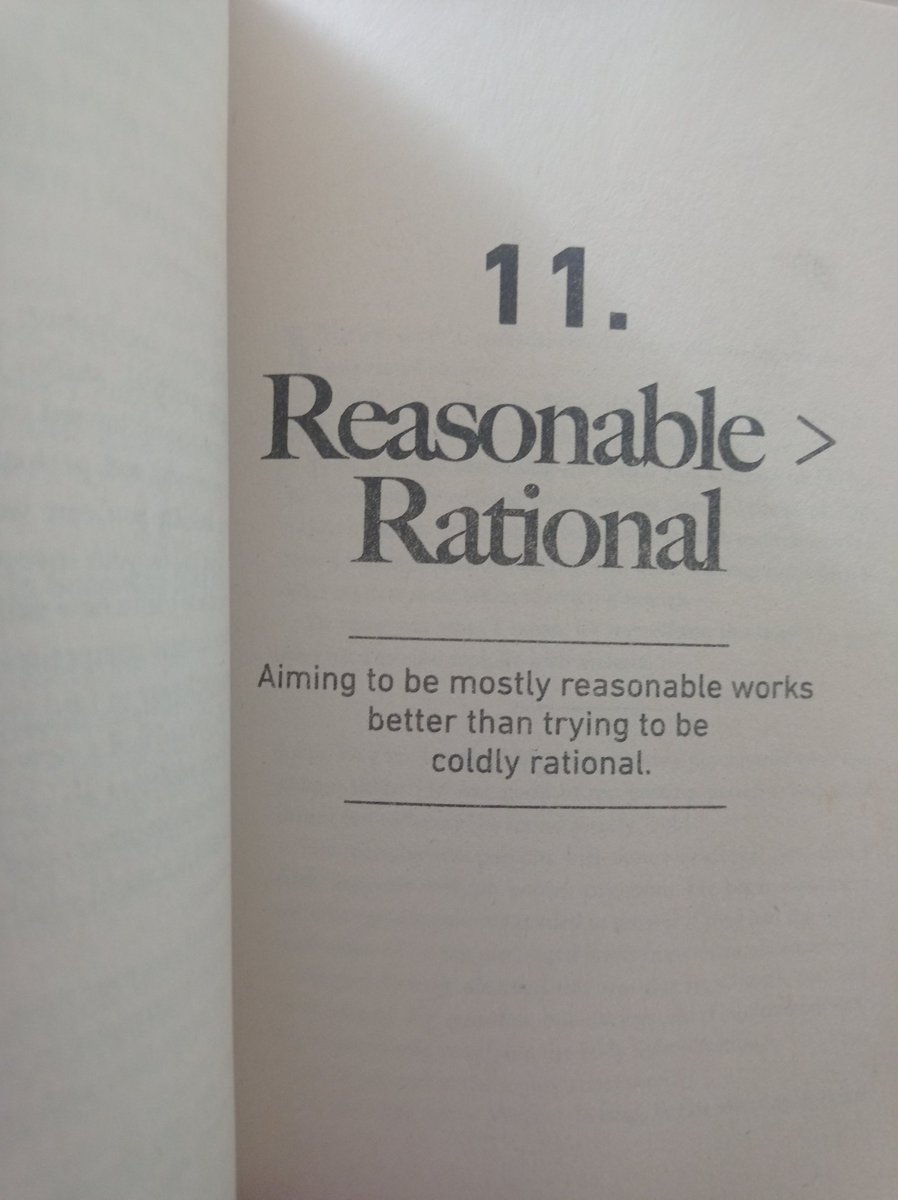 PriyaKothalkar's tweet photo. Day 11 of #30DaysOfReading
I read Reasonable > Rational from #ThePsychologyOfMoney
#Reading #readingcommunity #lovereading https://t.co/mAdDfwHzVd