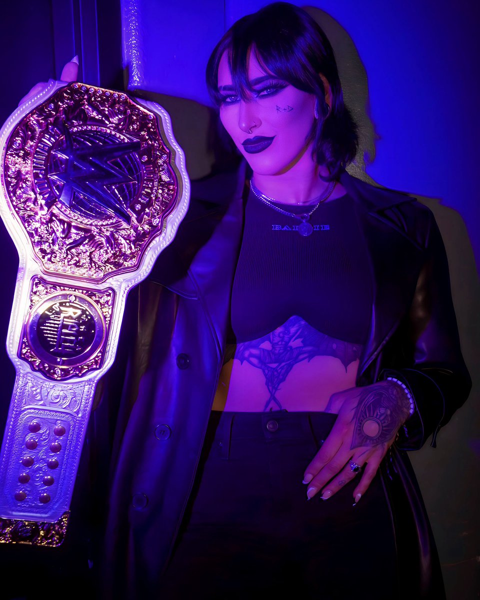 RheaRipley_WWE's tweet photo. Livin rent free in your head… Even the “haters” 😈
#Champion #250Days https://t.co/r4Ia4lpMu2