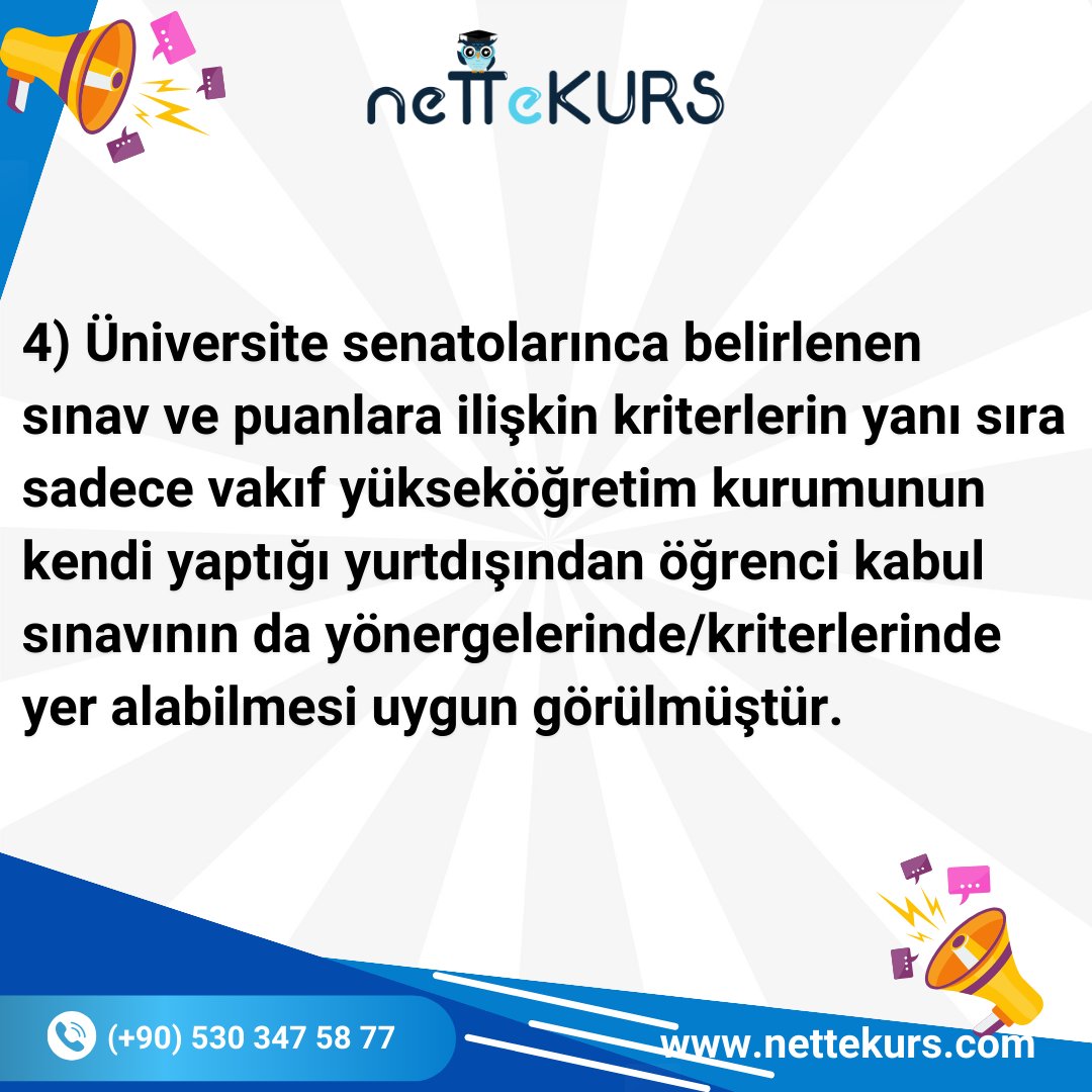 Değerli takipçilerimiz, devlet üniversitelerindeki Yabancı Öğrenci Sınavı'nın (YÖS) yapılamayacağı hususunda güncel bir bilgi paylaşımı yapmak istiyoruz. Ancak, TR/YÖS sınavları planlandığı gibi devam edecektir.