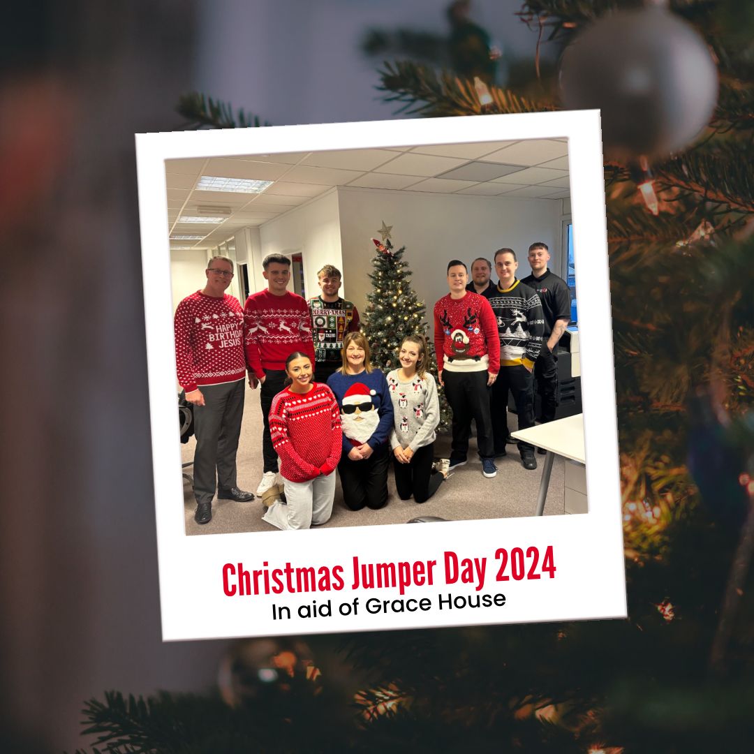 Christmas Jumper Day 2023 ❤ Today our team in the office joined the Christmas Jumper Day celebrations in support of @GraceHouse10 a local children's charity whom we work closely with. Did you join in the celebrations today?